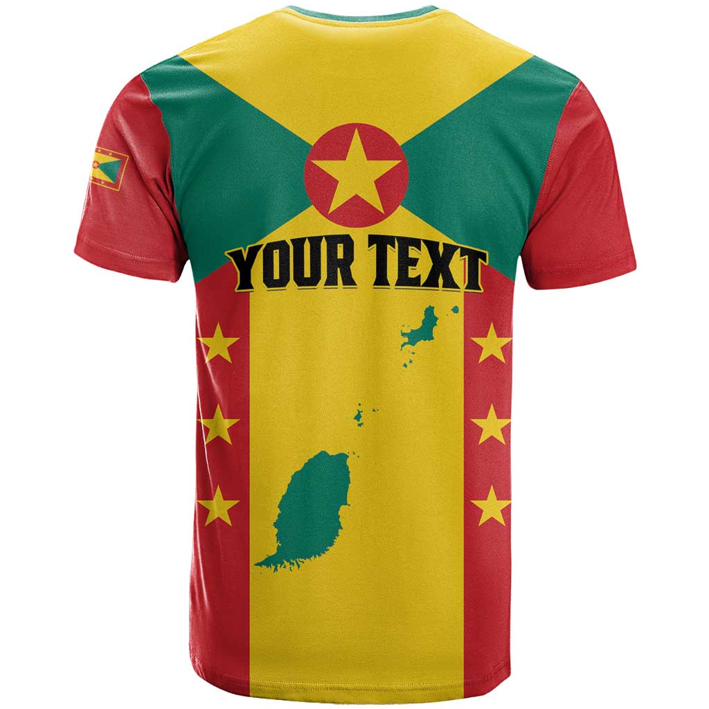 Personalized Gwenad T-Shirt Grenada Coat Of Arms Flag Style Graphic Tee