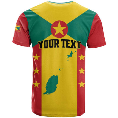 Personalized Gwenad T-Shirt Grenada Coat Of Arms Flag Style Graphic Tee