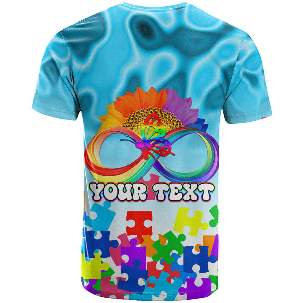 World Autism Awareness Day 2024 T-Shirt In A World Where You Can Be Anything Be Kind Graphic Tee