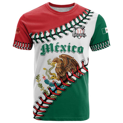 Custom Baseball Mexico T-Shirt Come On Mexican Team Graphic Tee