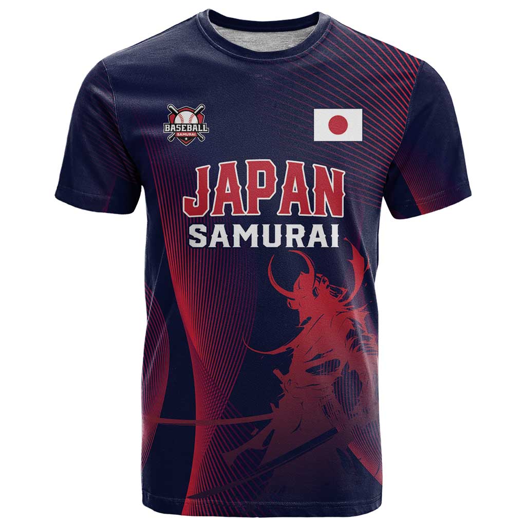 Custom Baseball Japan T-Shirt Japan Samurai Go Champions Graphic Tee