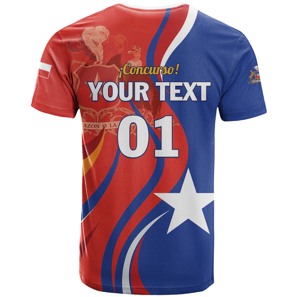 Personalized Chile 2024 Football T-Shirt Concurso La Roja Graphic Tee