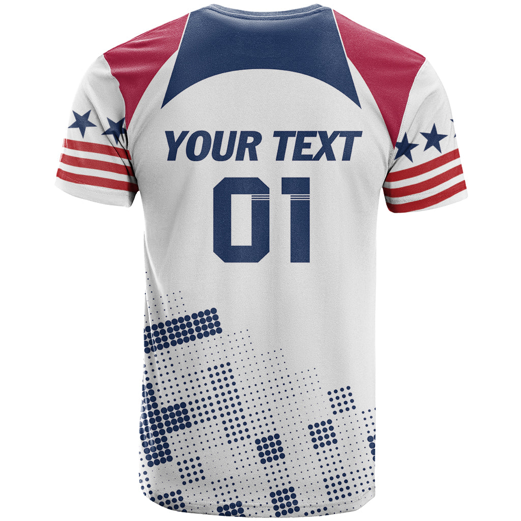 Personalized USA 2024 Soccer T-Shirt The Stars and Stripes Go Champion Graphic Tee