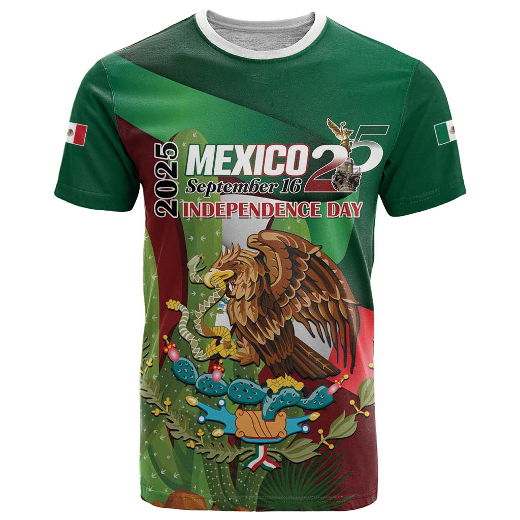 Mexico Independence Day 2025 T-Shirt 215th Anniversary Estados Unidos Mexicanos Graphic Tee