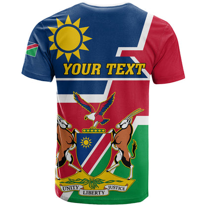 Namibia Independence Day T-Shirt Coat Of Arms Unique Style Graphic Tee