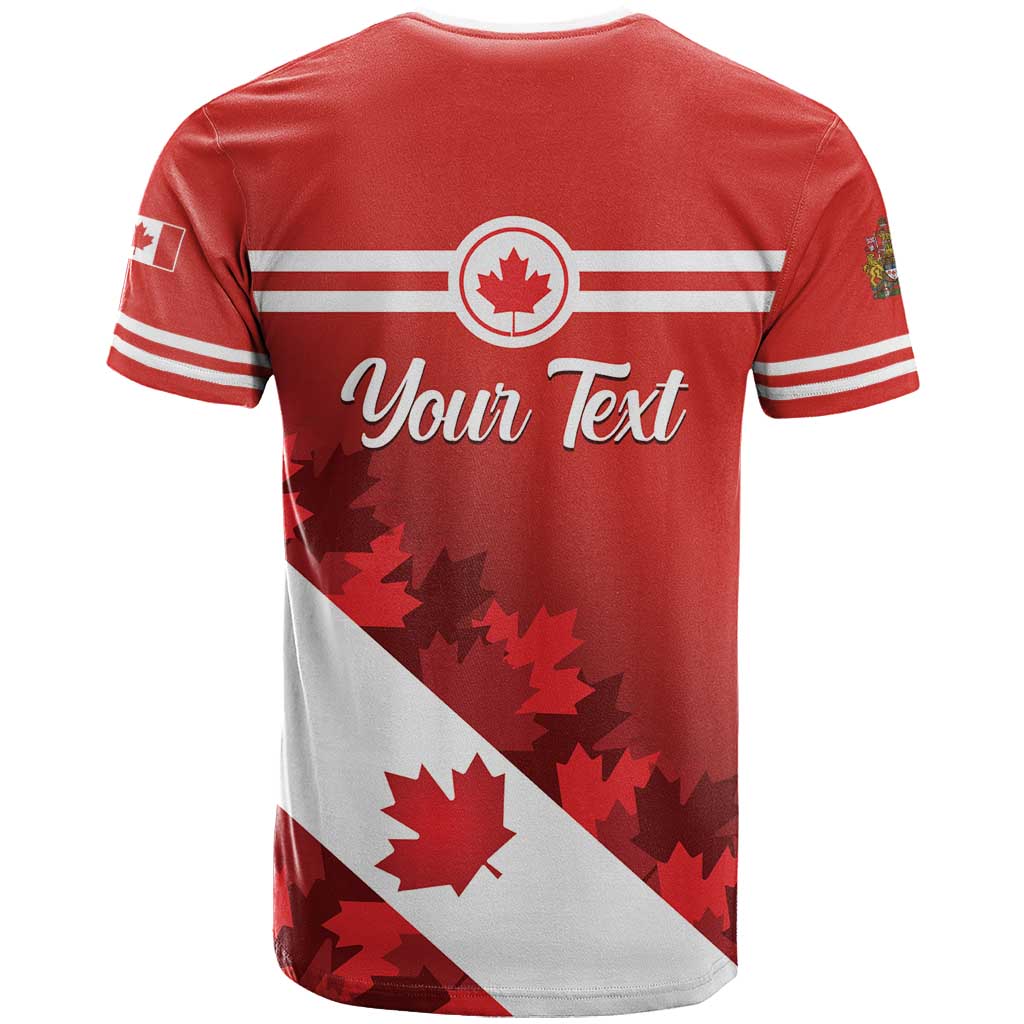 Personalised Canada Maple Leaf T-Shirt A mari usque ad mare Graphic Tee