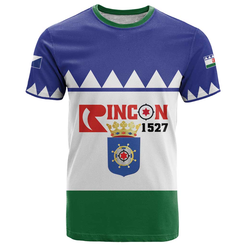 Personalised Bonaire Rincon T-Shirt Flag Stylized Graphic Tee
