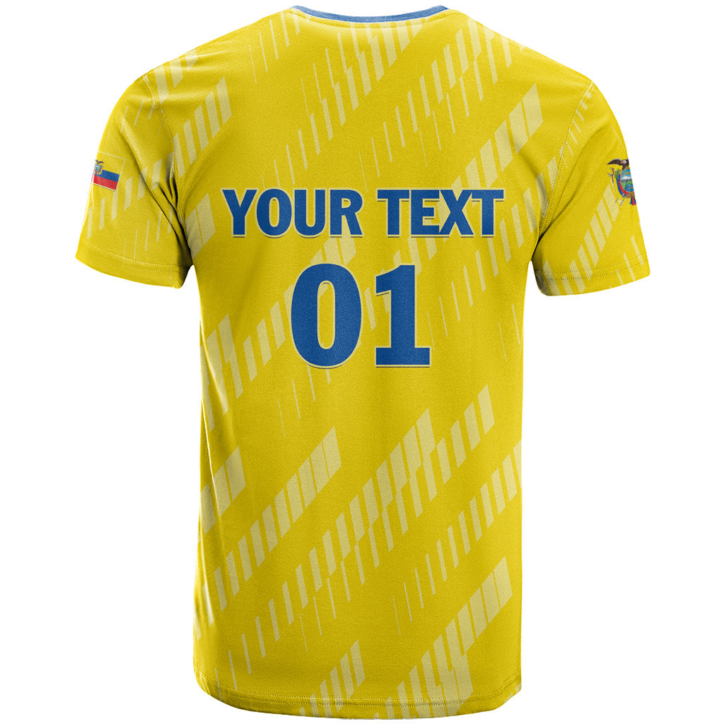 Personalized Ecuador 2024 Football T-Shirt Come On La Tri Graphic Tee