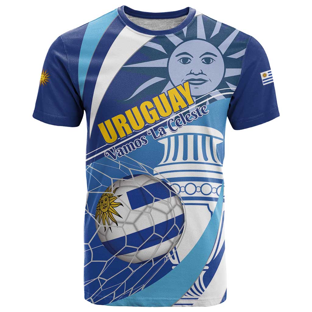 Uruguay 2024 Football Champions T-Shirt Vamos La Celeste Graphic Tee