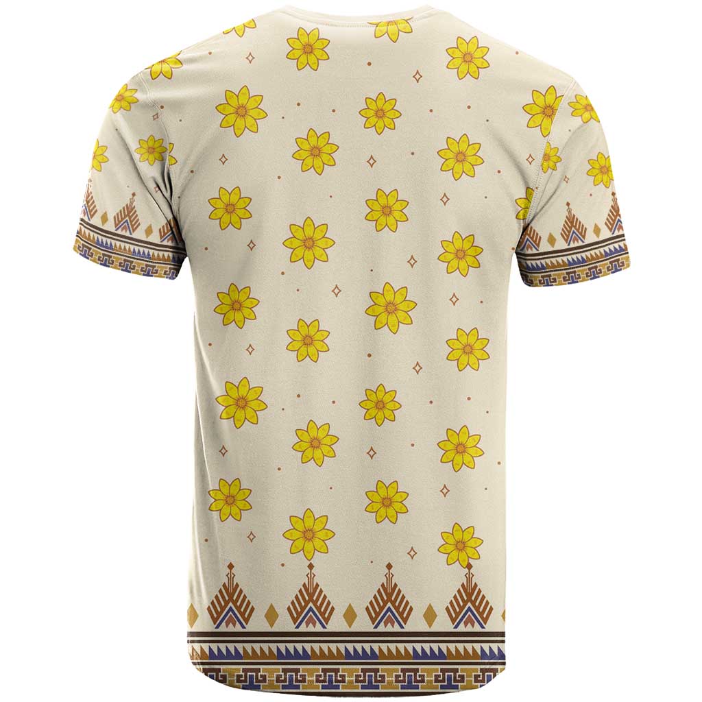 Enkutatash Dashiki Adey Abeba Pattern T-Shirt Graphic Tee