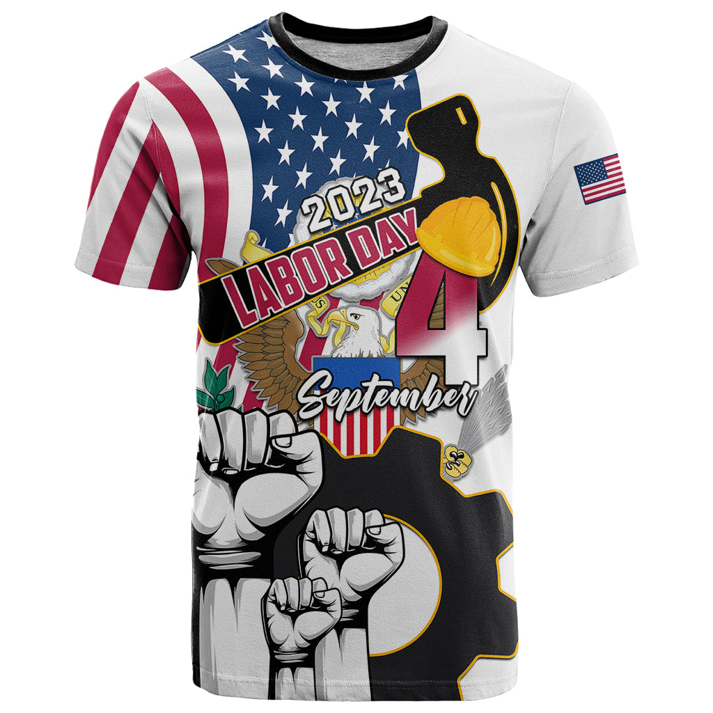 United States Labor Day T-Shirt Happy Labor Day 4th September Graphic Tee
