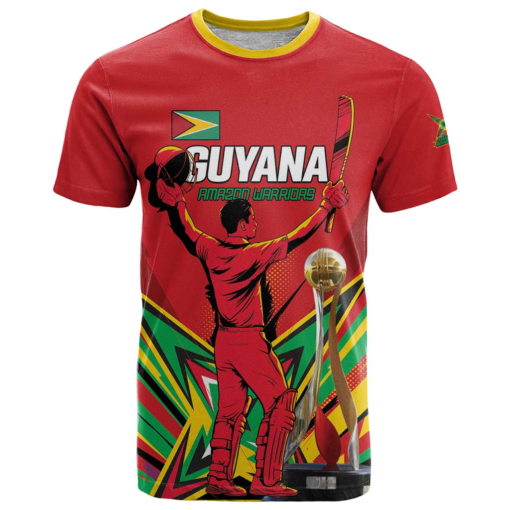 Personalized Amazon Warriors Champion Guyana Cricket T-Shirt Graphic Tee