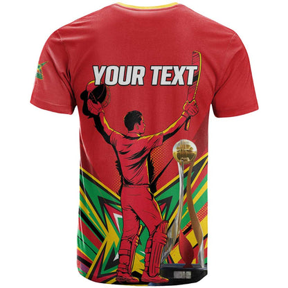 Personalized Amazon Warriors Champion Guyana Cricket T-Shirt Graphic Tee