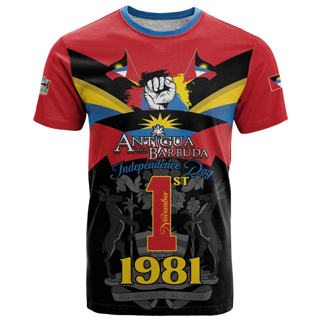 Antigua and Barbuda Independence Day T-Shirt Baabyuuda 1 November 1981 Graphic Tee