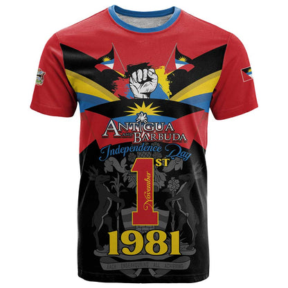 Antigua and Barbuda Independence Day T-Shirt Baabyuuda 1 November 1981 Graphic Tee