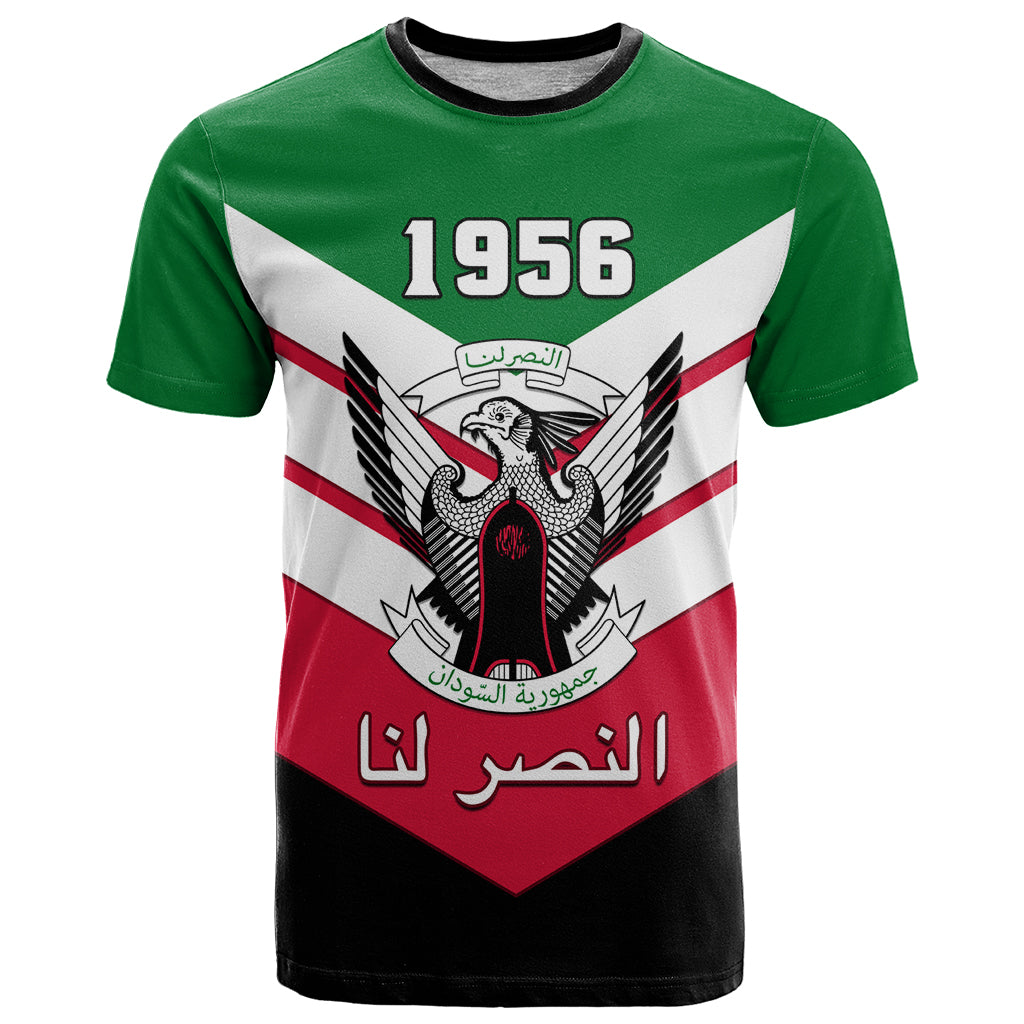 Sudan Independence Day T-Shirt Sudanese Secretary Bird Graphic Tee