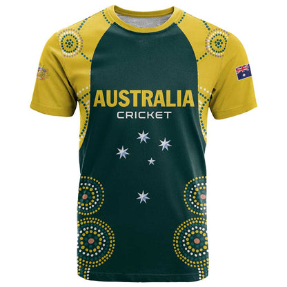 Custom Australia Cricket T-Shirt Aussies Champions Graphic Tee