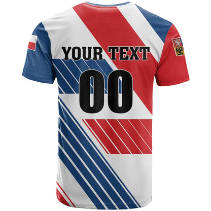 Custom Hockey 2026 Czech Republic T-Shirt Team Czechia Go Champions Graphic Tee