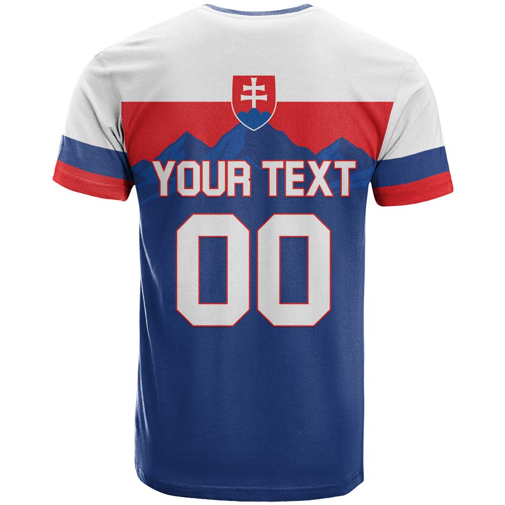 Custom Hockey 2026 Slovakia T-Shirt Nasi Chlapci Go Champions Graphic Tee