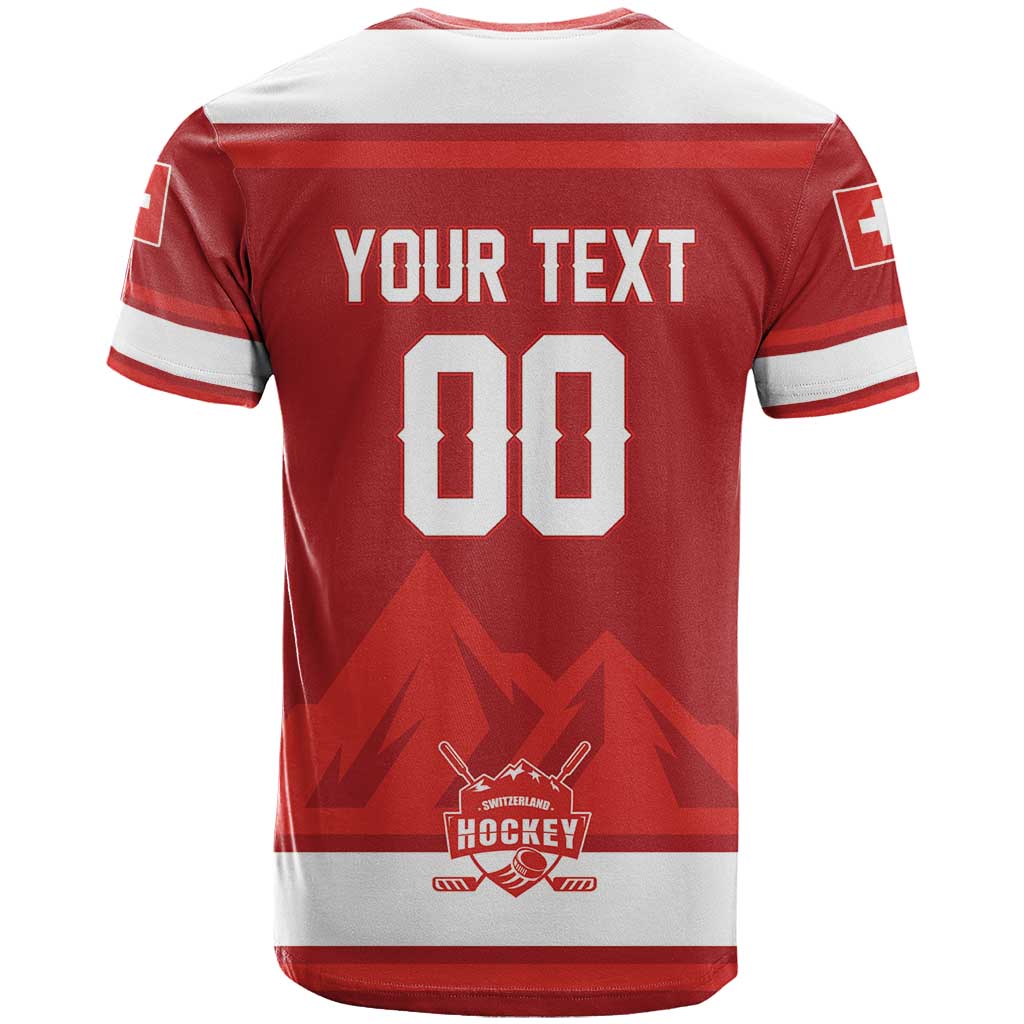 Custom Hockey 2026 Switzerland T-Shirt Go Champions La Nati Graphic Tee