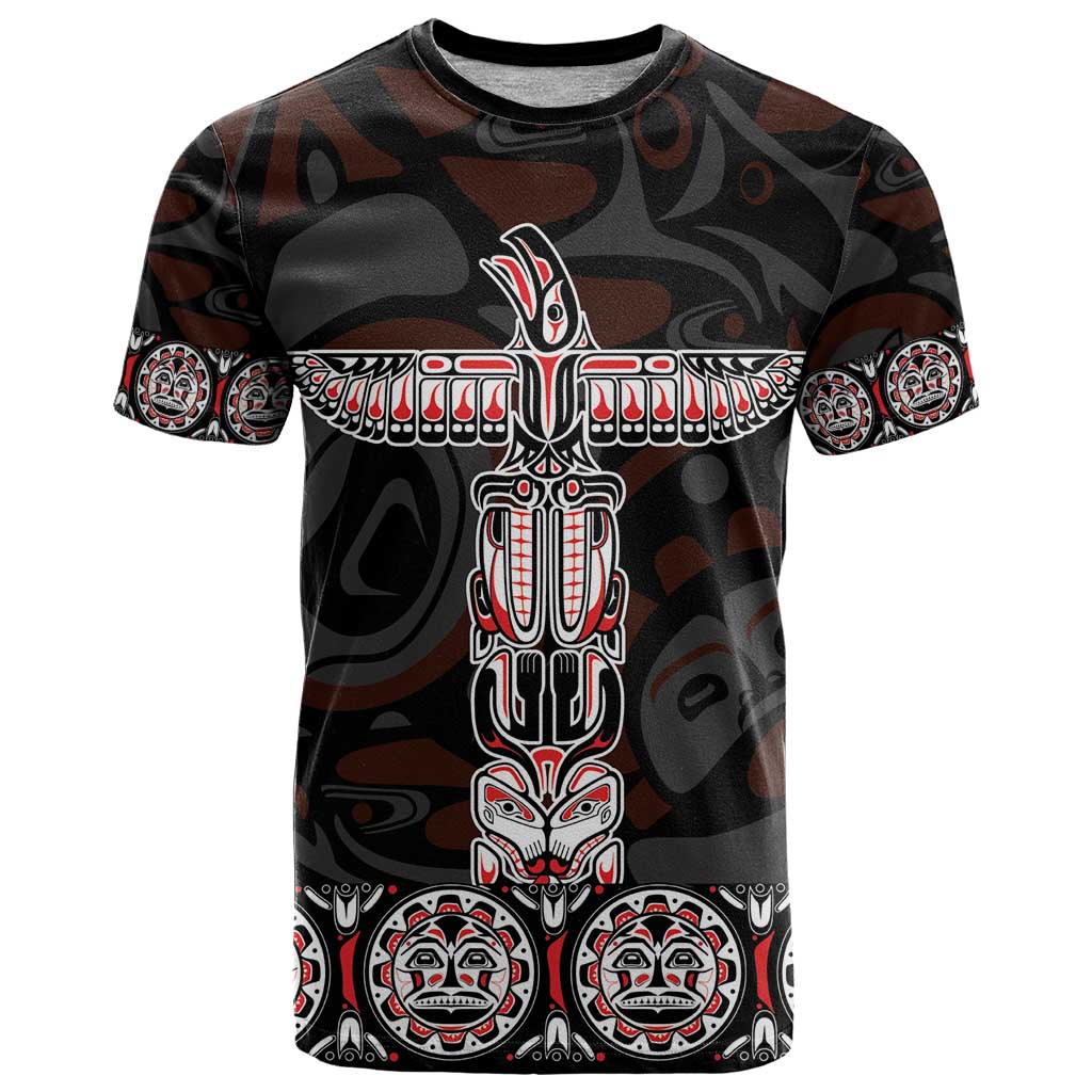 Canada Haida Totem T-Shirt Haida Spirit Graphic Tee