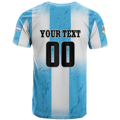 Custom Argentina Football T-Shirt Graphic Tee