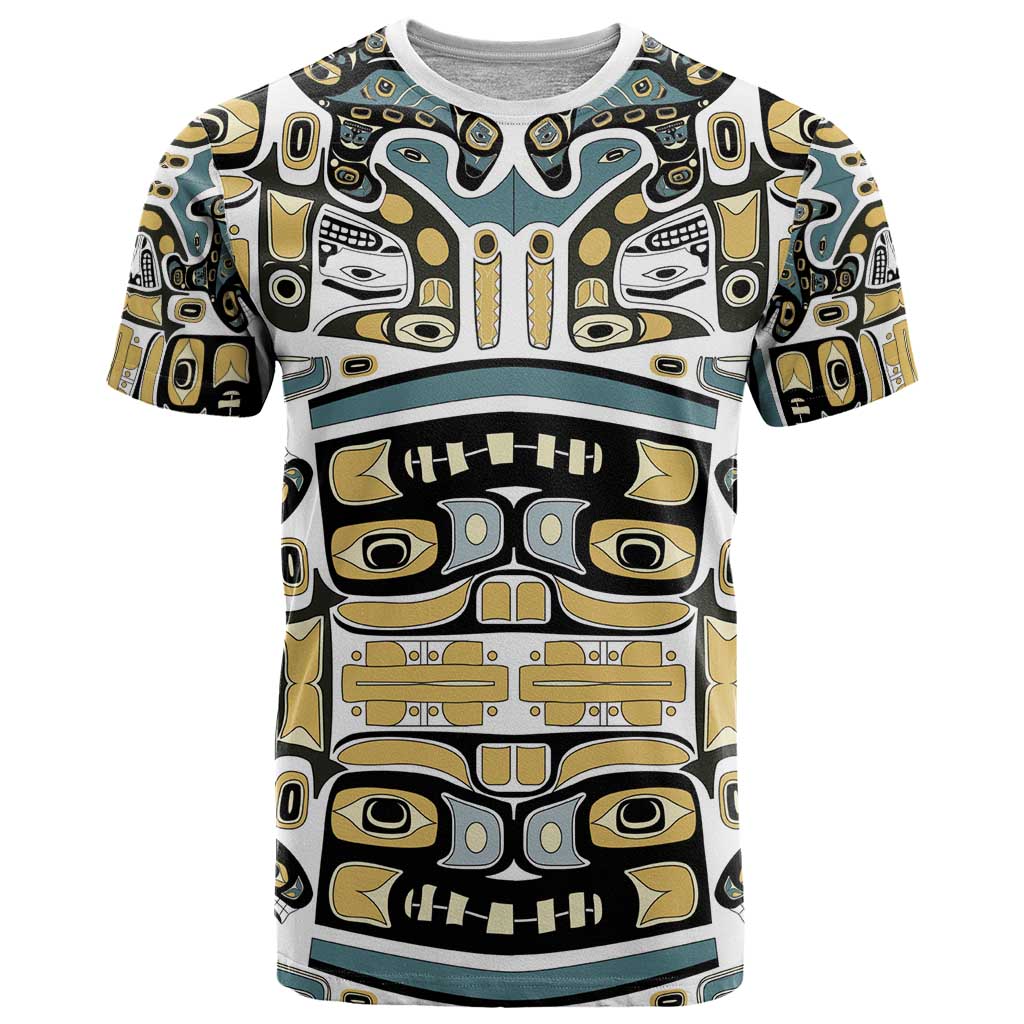 Canada Chilkat Pattern T-Shirt Haida Spirit Graphic Tee
