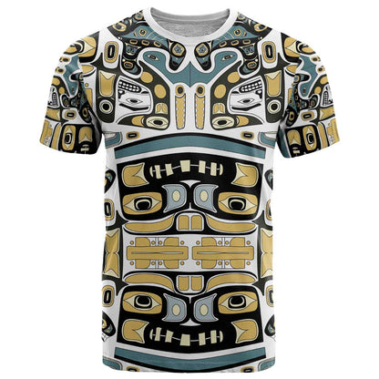 Canada Chilkat Pattern T-Shirt Haida Spirit Graphic Tee