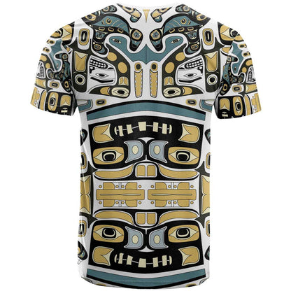 Canada Chilkat Pattern T-Shirt Haida Spirit Graphic Tee