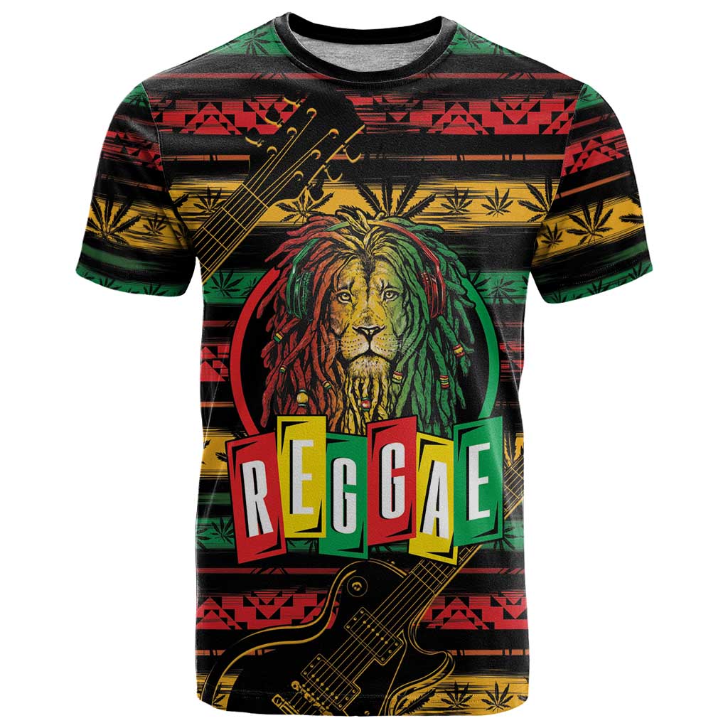 International Reggae Day T-Shirt Rastafarian Lion Legend of Reggae Graphic Tee