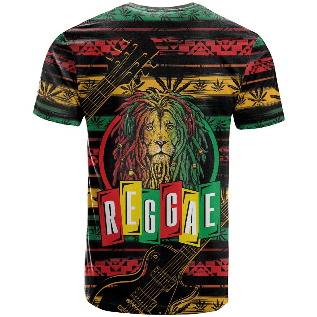 International Reggae Day T-Shirt Rastafarian Lion Legend of Reggae Graphic Tee