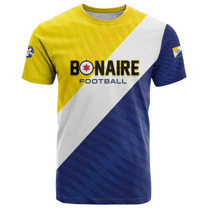 Custom Football Bonaire T-Shirt Boneiru Caribbean Warriors Graphic Tee