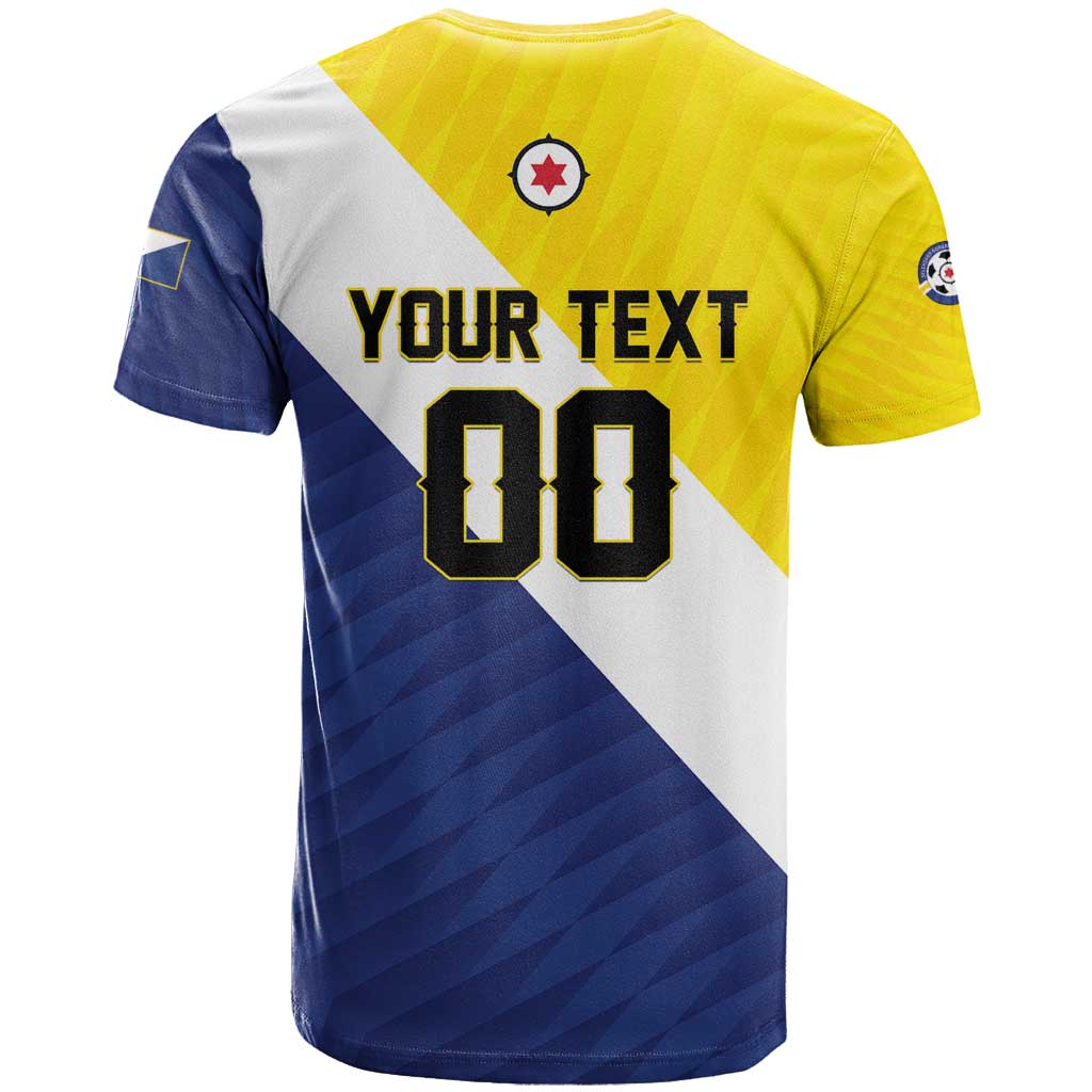 Custom Football Bonaire T-Shirt Boneiru Caribbean Warriors Graphic Tee