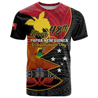 Papua New Guinea Independence Day T-Shirt Happy PNG 48th Anniversary Graphic Tee