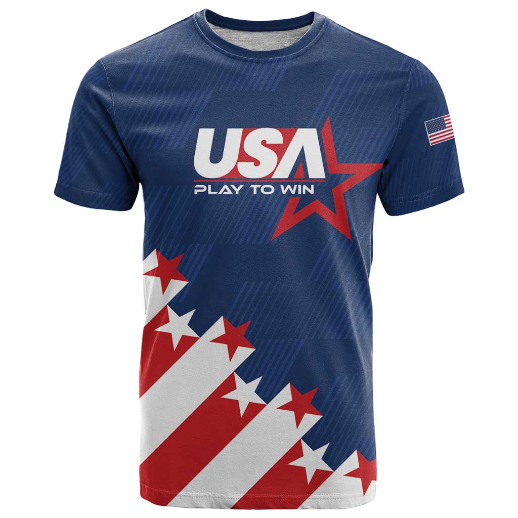 Custom USA Soccer T-Shirt Play To Win Graphic Tee