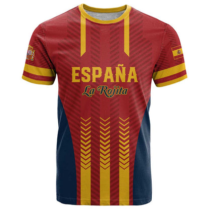 Custom Spain Football T-Shirt Go La Rojita Graphic Tee