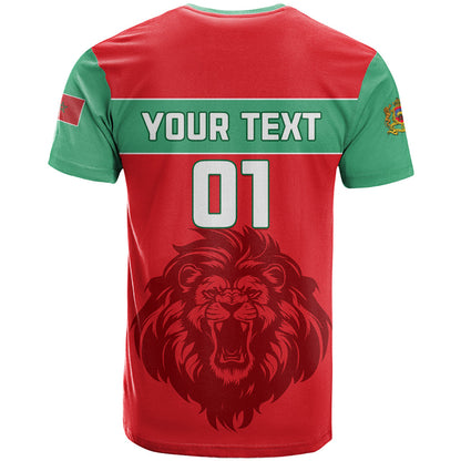 Morocco Football T-Shirt Go The Atlas Lions Graphic Tee