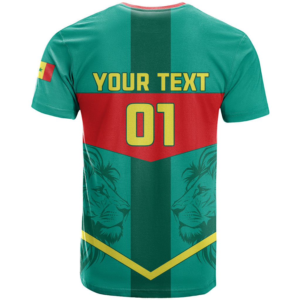 Senegal Football T-Shirt Go Lions of Teranga Graphic Tee