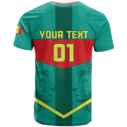 Senegal Football T-Shirt Go Lions of Teranga Graphic Tee