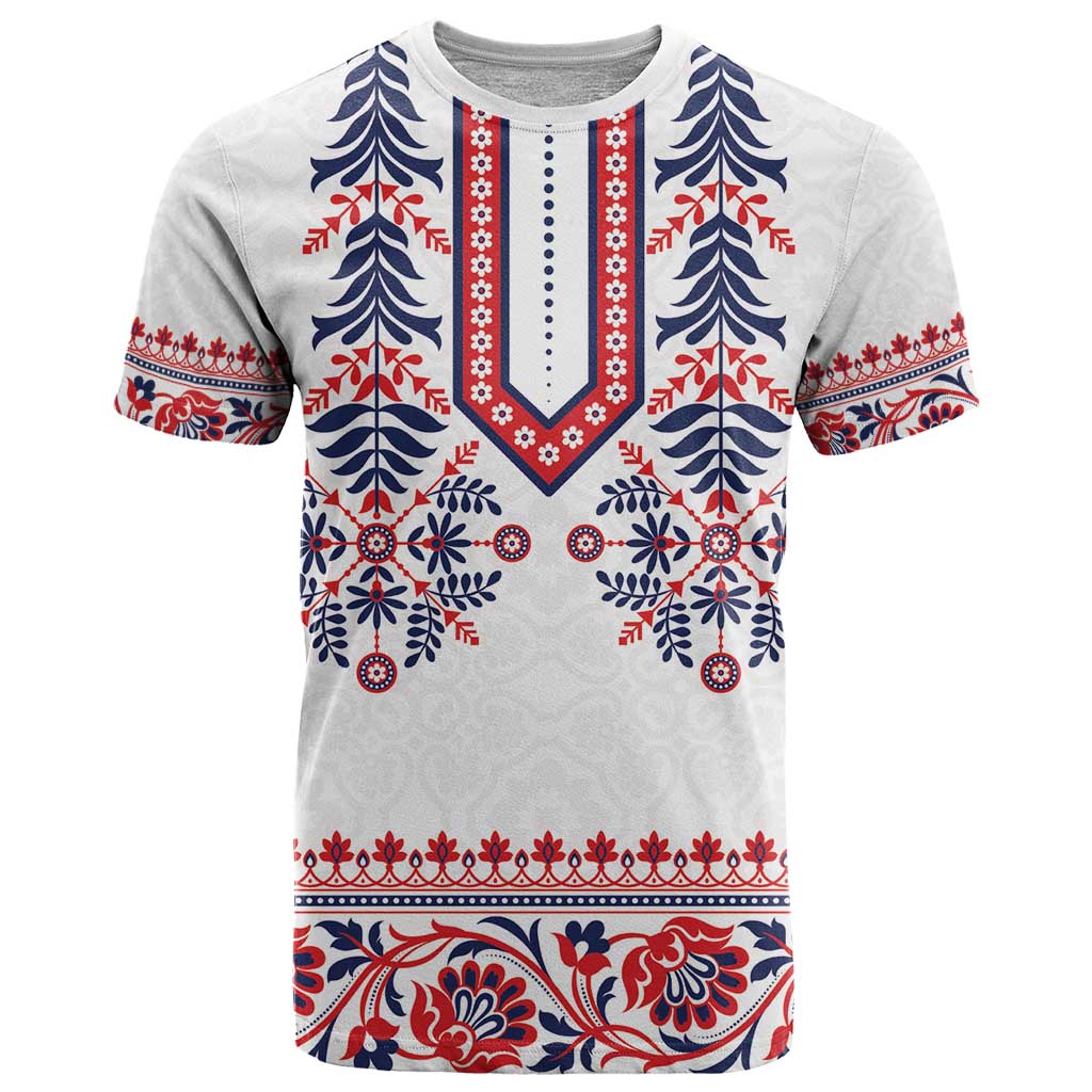 Panama Pollera Traditional Pattern T-Shirt Graphic Tee