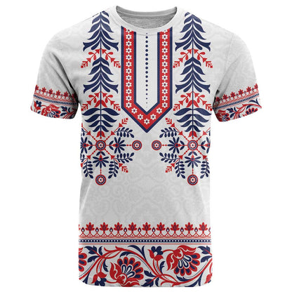 Panama Pollera Traditional Pattern T-Shirt Graphic Tee