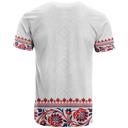Panama Pollera Traditional Pattern T-Shirt Graphic Tee