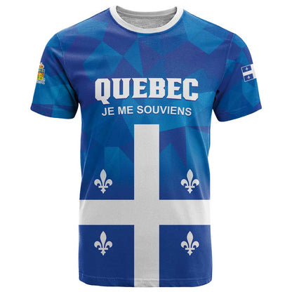 Personalized Canada Quebec Province T-Shirt Je Me Souviens Graphic Tee