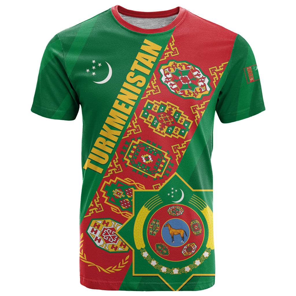 Turkmenistan Flag Day T-Shirt Turkmenistan Bitaraplygyn watanydyr Graphic Tee