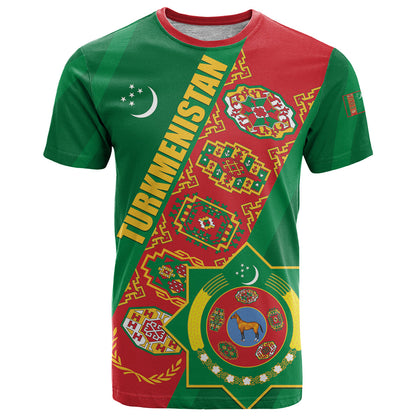 Turkmenistan Flag Day T-Shirt Turkmenistan Bitaraplygyn watanydyr Graphic Tee