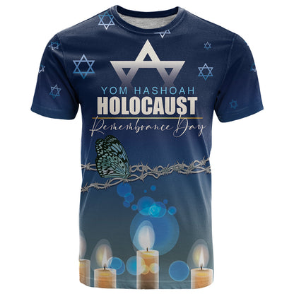 Yom HaShoah 2024 T-Shirt Holocaust Remembrance Day Graphic Tee