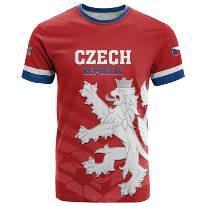 Custom Czech Republic 2024 Football T-Shirt Jeden Tym Jeden Cil Czechia Graphic Tee