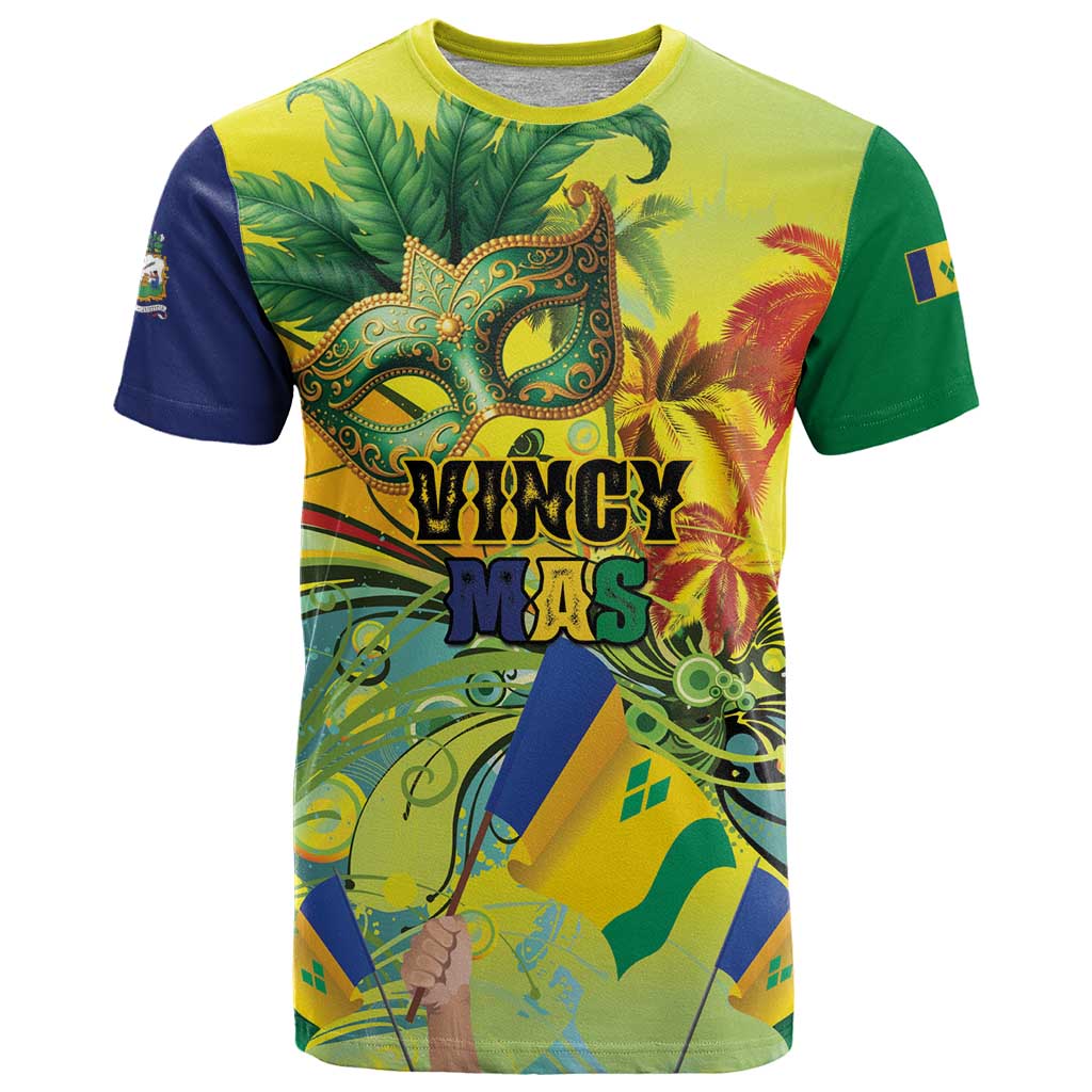 Personalized Vincy Mas T-Shirt The Caribbean Hottest Carnival Graphic Tee