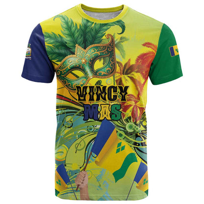 Personalized Vincy Mas T-Shirt The Caribbean Hottest Carnival Graphic Tee