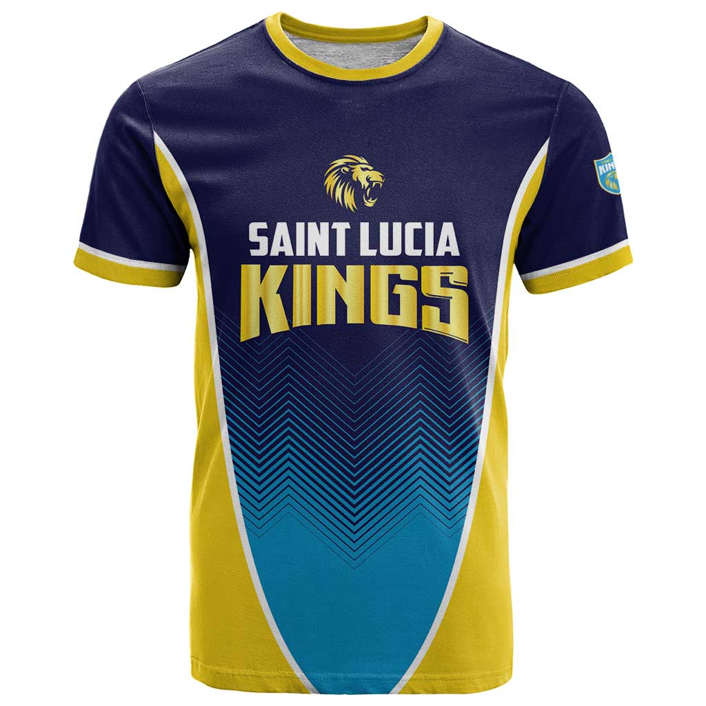 Custom St Lucia Kings Cricket T-Shirt Beinspired Come On Graphic Tee